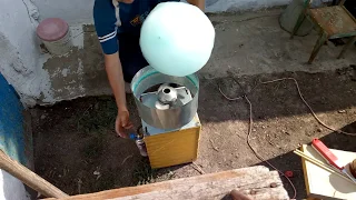 Самодельный аппарат сладкой ваты и горелка (Homemade cotton candy and burner)