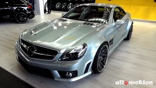 Mercedes-Benz SL55 AMG conversion to SL63 AMG Black Series widebody Bodkit with 20"  by Livani