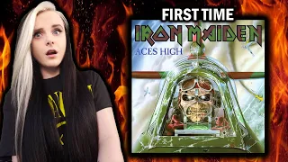 FIRST TIME listening to Iron Maiden - " Aces High " REACTION