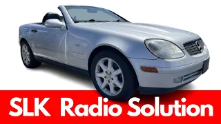 Connect iPhone to Mercedes Benz SLK Radio ( No Bluetooth ) MBZ R170 Stream iPhone Music with No Wire