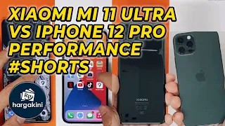 IPHONE 12 PRO VS XIAOMI MI 11 ULTRA SPEED TEST #SHORTS