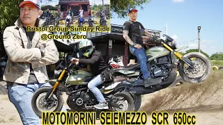 MOTOMORINI SEIMMEZZO SCR 650cc / FULL REVIEW with Breakfast Rides