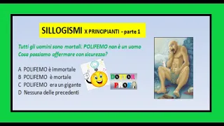 💡#11  QUIZ di LOGICA:  SILLOGISMI X PRINCIPIANTI - concorsi / test d'ingresso università