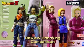 SH Figuarts Android 17 & 18 Universe Survival Saga Review Unboxing & Comparisons