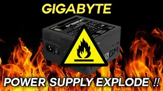 Gigabyte Power Supply Explode !! ll gigabyte power supply explode !! ll 🔥🔥🔥