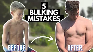 5 BULKING Mistakes You're Making While Trying To GAIN WEIGHT