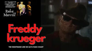 Freddy krueger's favorite line