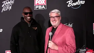 Terrell Owens on the Red Carpet at 2022 Jimmie Allen PBA Invitational