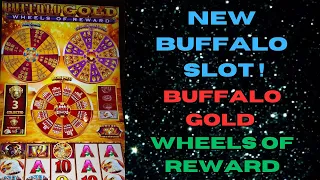 😱💰 New Buffalo Gold Wheels of Reward slot machine!  Bonus on MAX bet! 💰🎰