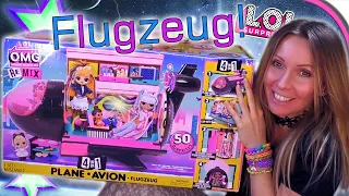 LOL Surprise FLUGZEUG 4 in 1 ✈ Verwandelbar in Auto, Gesangskabine und Bühne 💫🎤 Unboxing deutsch