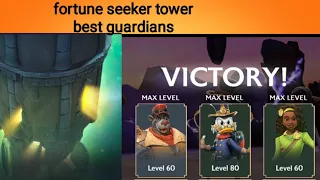 best guardians for fortune seeker tower on Disney mirrorverse