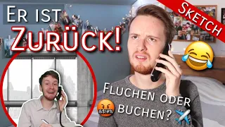 FLUCHEN oder BUCHEN? - Ein Telefongespräch #3 | Sketch - CleBriClips