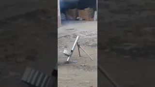 Chinese farmers have invented the latest automatic mortar