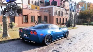 Corvette ZR1 - Forza Horizon 5 | Thrustmaster T300RS gameplay