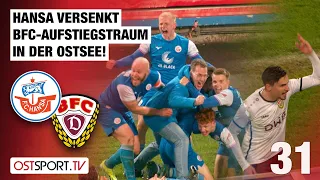 Hansa versenkt BFC-Aufstiegstraum in der Ostsee: Rostock II - BFC Dynamo | Regionalliga Nordost