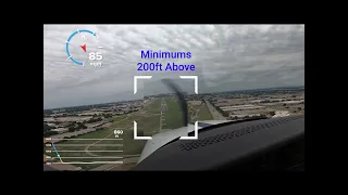 Cirrus SR20 - Landing at Addison, TX