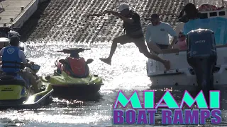 He Went For It He Missed!! | Miami Boat Ramps | Boynton Beach