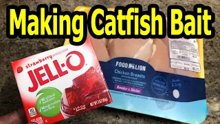 How to Make Strawberry Jello Chicken Catfish Bait at Home