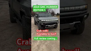 2024 GMC Hummer SUV EDITION 1 EXTREME OFF ROAD PACKAGE Moonshot Green Matte #hummerev #crabwalk