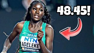 What Rhasidat Adeleke Did in 400m Is Unreal! | Track And Field 2024