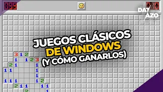 JUEGOS CLÁSICOS de WINDOWS (solitarios, buscaminas, etc y cómo ganar) | #DATAZO