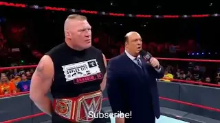 Brock Lesnar vs Braun Strowman Full Match I No Mercy 2017 HD