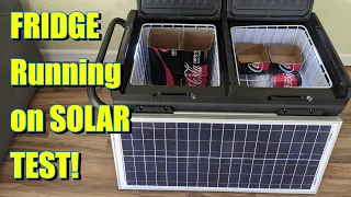 Fridge running on SOLAR power TEST, Newair Refrigerator / Freezer combo how much power it needs!?