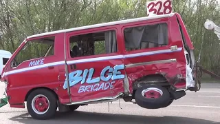 Bilge Brigade Mike races a Mitsubishi L300 Camper - Aldershot B2B