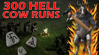 300 Cow Runs - Diablo 2 Resurrected Loot Highlights
