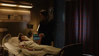 TVD 6x22 - Damon by Elena's side in the hospital, she's unconscious (Deleted scene)