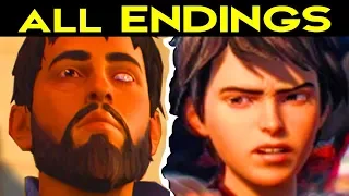 Life Is Strange 2 Episode 5 - ALL ENDINGS (Bad Endings + Good Endings) + SECRET ENDINGS