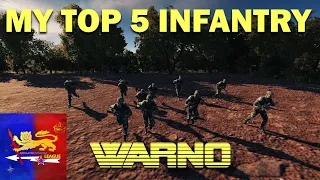 Top 5 Infantry Units in WARNO! Cold Wars Finest Soldiers!