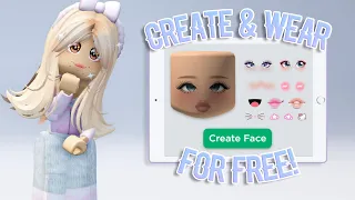 How to MAKE YOUR OWN ROBLOX FACE AND WEAR IT FOR FREE in 2024 (Mobile & PC Tutorial)