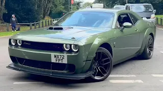 American muscle cars leaving US AutoShow @ oulton park 19th of august 2023