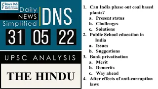 THE HINDU Analysis, 31 May, 2022 (Daily Current Affairs for UPSC IAS) – DNS