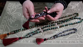 ASMR Jewelry ~ Natural Stone Bracelets & Mala Bead Necklaces