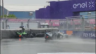 2022 Formula E NYC E-Prix R11 - HUGE CRASH