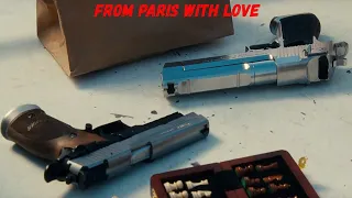From Paris With Love: Two SIG-Sauer X5 LW pistols for two. James Reese and Charlie Wax
