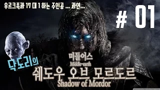 미들어스:쉐도우 오브 모르도르(Middle-earth:Shadow of Mordor) 1화 [닥도리의 오크족 섬멸기]