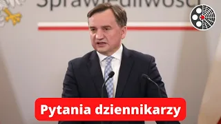 Zbigniew Ziobro: Konferencja - pytania dziennikarzy