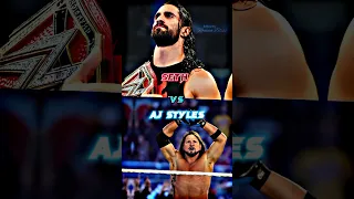 😈Seth Rollins vs AJ styles🥵 #shorts #wwe #comparison #sethrollins #ajstyles