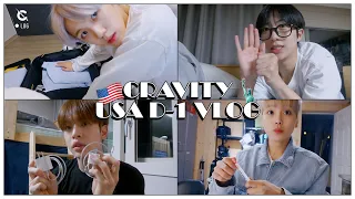 [C-LOG] 크래비티 미국 D-1 브이로그🇺🇸🧳 (CRAVITY USA D-1 Vlog) l CRAVITY (크래비티)