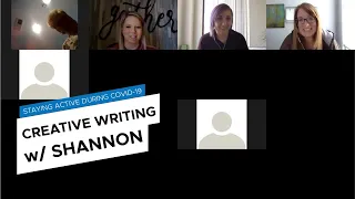 STAYING ACTIVE - Creative Writing with Shannon