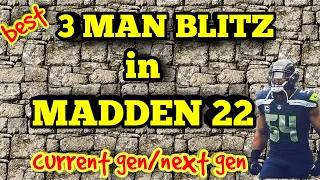 Madden 22 BEST 3 Man Blitz - The BEST 3 Man Blitz in Madden 22 nest gen or Current Gen