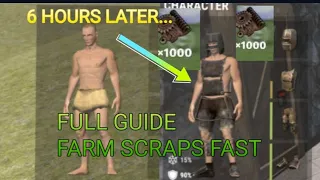 HOW TO FARM SCRAPS AND SURVIVE IN NEW UPDATE |oxide survival island #oxidesurvival #rustmobile