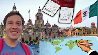 Как легко въехать в Мексику - турист в Мехико - перелет и маршрут