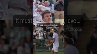PURE LOVE | You cant put your eyes away from Tsitsipas Badosa Love at WIMBLEDON