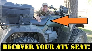 How to Recover/Reupholster Your ATV or Motorcycle Seat - WCW