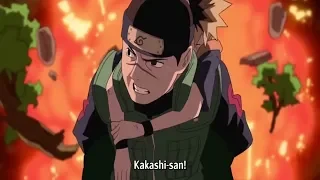 Kakashi and Iruka saved the life of Naruto from three Takigakure Kunoichi