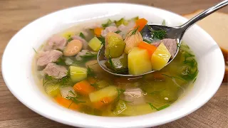 I learned the recipe for this soup in a restaurant! Husband asks to cook every day!